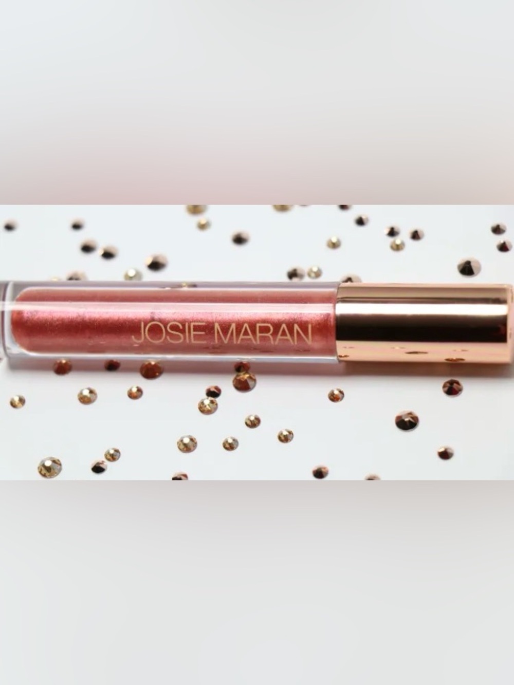 Josie Maran Argan Natural Volume Lip Gloss (Pink Bloom)